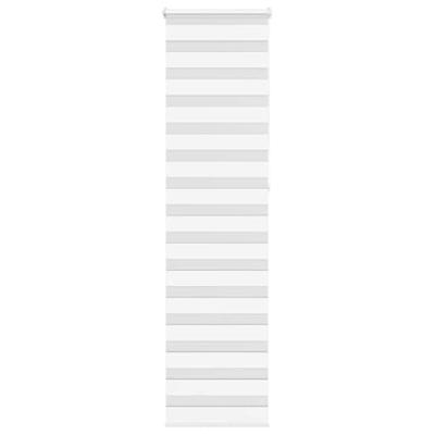 VidaXL Zebra rolgordijn 65x230 cm stofbreedte 60,9 cm polyester wit VidaXL Zebra rolgordijn 65x230 cm stofbreedte 60,9 cm polyester wit
