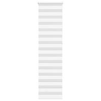 VidaXL Zebra rolgordijn 65x230 cm stofbreedte 60,9 cm polyester wit - thumbnail