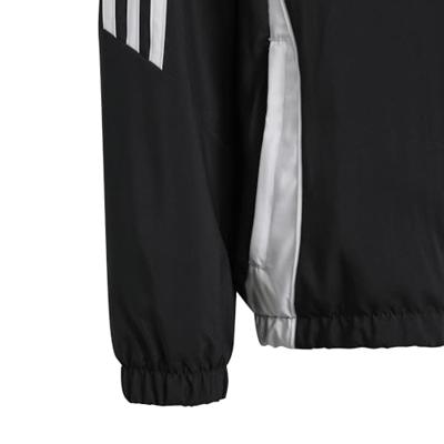 adidas Tiro 24 Windbreaker Kids Zwart Wit adidas Tiro 24 Windbreaker Kids Zwart Wit