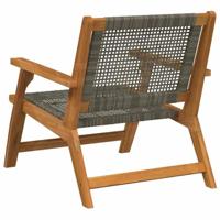 Tuinmeubelen 2 pcs Grijs 67 x 78 x 73cm Massief acaciahout - thumbnail