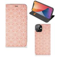 iPhone 12 | iPhone 12 Pro | Hoesje met Magneet | Pattern Orange - thumbnail