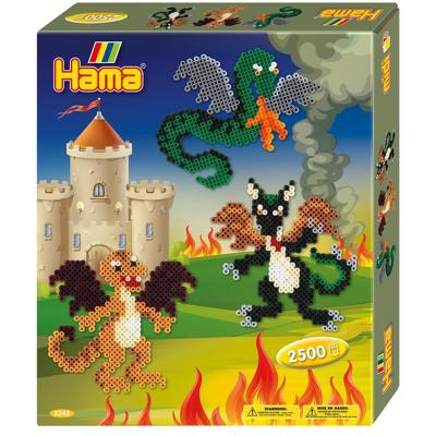 Hama strijkkralenset gift box - draken, 2500st.