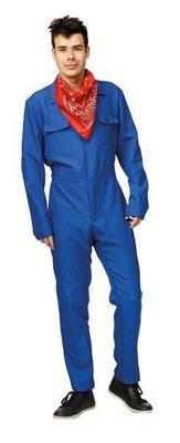 Blauwe overall