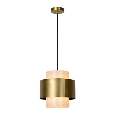 Lucide FIRMIN - Hanglamp - Ø 30 cm - 1xE27 - Mat Goud / Messing
