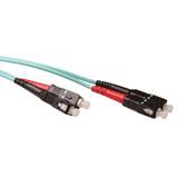 ACT RL3602 Glasvezel Patchkabel Duplex LSZH - SC/SC 50/125µm OM3 - 2 meter - thumbnail