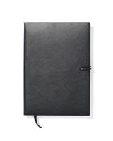 HEMA Notitieboek gelinieerd PU zwart A5 - thumbnail