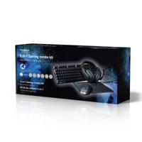 Gaming Combo Kit | 5-in-1 | Toetsenbord, Koptelefoon, Muis en Muismat | Zwart | QWERTY | US Internationaal - thumbnail