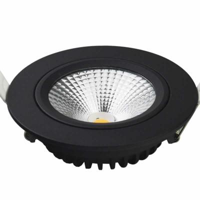 LED inbouwspot wit 450 lumen 5W 2700K breedstralend 60° 26mm hoog diameter 62mm kantelbaar IP54