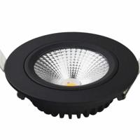 LED inbouwspot wit 450 lumen 5W 2700K breedstralend 60° 26mm hoog diameter 62mm kantelbaar IP54 - thumbnail