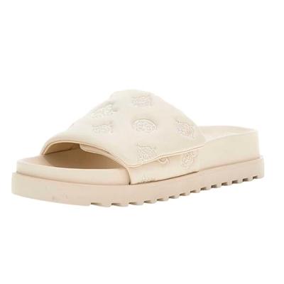 Guess Logo Slipper Dames Beige - Maat 37 - Kleur: Beige | Soccerfanshop
