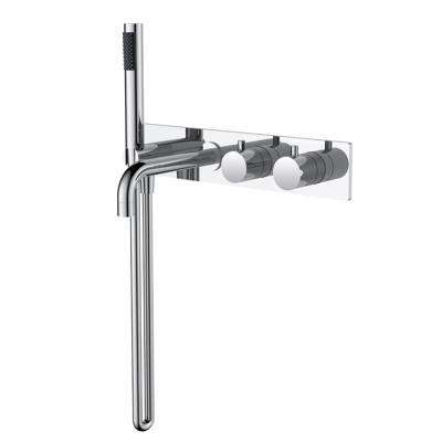 Wiesbaden Style inbouw badthermostaat muur chroom