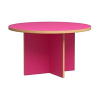 HKliving Dining Table eettafel Ø130 cm Raspberry - thumbnail