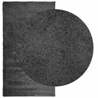 VidaXL Vloerkleed pamplona shaggy hoogpolig modern 60x110 cm antraciet