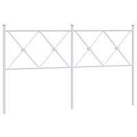 Hoofdbord 160 cm metaal wit - thumbnail