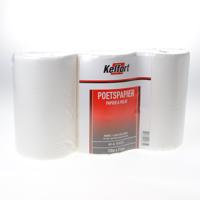 Handdoekrol mini wit 120mx21cm. - thumbnail