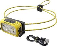 NiteCore NU21gelb Hoofdlamp LED werkt op een accu 360 lm - thumbnail