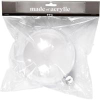 Creativ Company Deco ballen, d 15,6 cm, transparant, 1 stuk - thumbnail