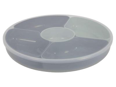 Cookinglife Snackbak Rond Ø 31 cm - met 5 losse bakjes