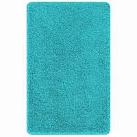 VidaXL Antislip badmat set 2 pcs turquoise pp - thumbnail
