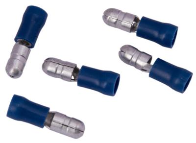 Dresselhaus ronde connector round plug, 5mm, insulate 1.5 - 2.5 qmm