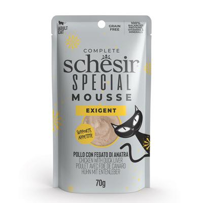 Schesir Exigent Special Mousse kip & eendenlever 70g