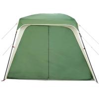Kampeertent met verandakoepel 5-persoons waterdicht groen - thumbnail