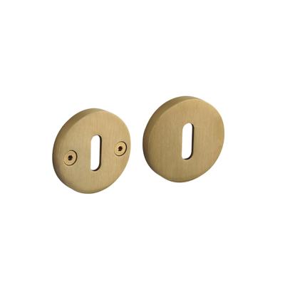 Intersteel sleutelrozetten Shiraat ø55x8 mm eenzijdig verdekt - messing mat titaan PVD Intersteel sleutelrozetten Shiraat ø55x8 mm eenzijdig verdekt - messing mat titaan PVD