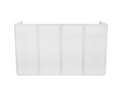 Omnitronic Large Mobile DJ Stand inclusief witte hoes