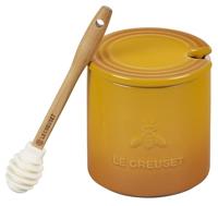 LE CREUSET - Aardewerk - Honingpot met spatel 0,42l Nectar - thumbnail