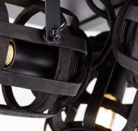 Brilliant SpotsWoodrow 3-lichts antiek zwart - 99403/76 - thumbnail