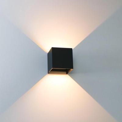 LED&apos;s Light Kubus LED Wandlamp voor buiten - Omhoog&Omlaag licht - IP65 - Zwart