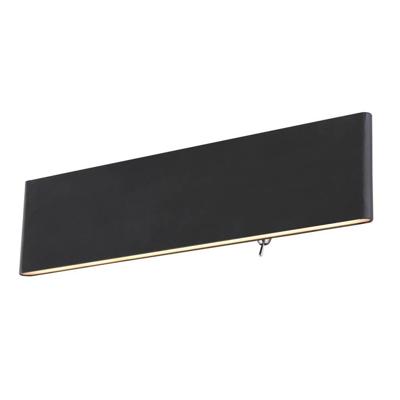 Globo Design wandlampSiegfried M zwart met schakelaar - 41751-12B