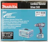 Makita Accu-klopboor/schroefmachine 2 snelheden Incl. 2 accus, Incl. koffer, Incl. accessoires, Incl. lader - thumbnail