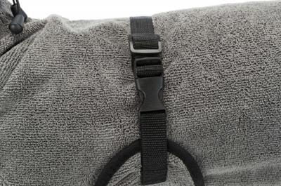 Badjas voor hond Trixie Grijs XS