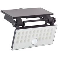 Brilliant Luton G40421/06 Wandlamp op zonne-energie met bewegingsmelder LED 6 W Zwart - thumbnail