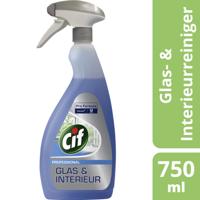 Glas- en interieurreiniger Cif professional spray 750ml - thumbnail