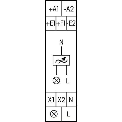 Eltako 21100905 DIN-rail dimmer Blauw