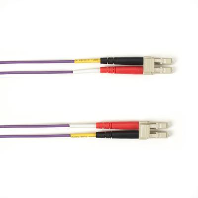 Glasvezel patchkabel TELEGÄRTNER 2x G50/125 OM4, 1x LC Duplex - 1x LC Duplex, violet, 1 m Glasvezel patchkabel TELEGÄRTNER 2x G50/125 OM4, 1x LC Duplex - 1x LC Duplex, violet, 1 m