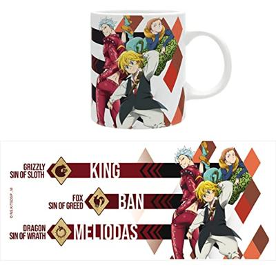 The Seven Deadly Sins Mug - Meliodas, Ban, & King