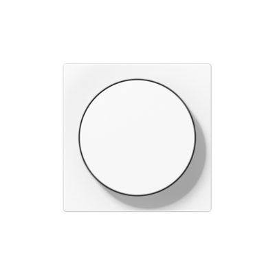 JUNG afdekking voor draaidimmer - AS/A range alpin wit (A1740WW)