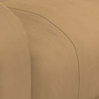 Massagestoel fluweel bruin - thumbnail