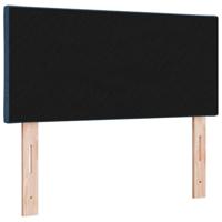 Hoofdbord met LED -striplichten Verstelbaar Blauw 100 cm Stof - thumbnail