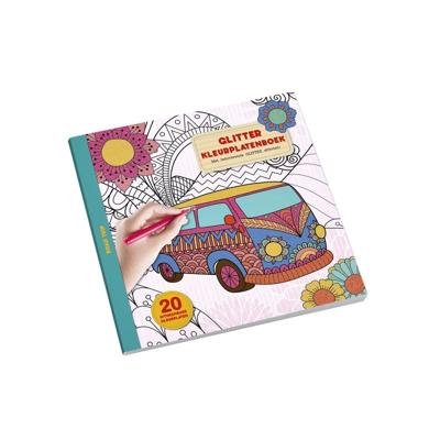 Glitter kleurplaten boek - Road trip - Overig (8712048319724)