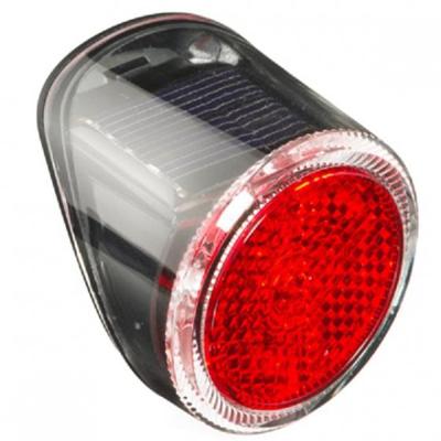 Falkx Achterlicht led zonne-energie rood/zwart