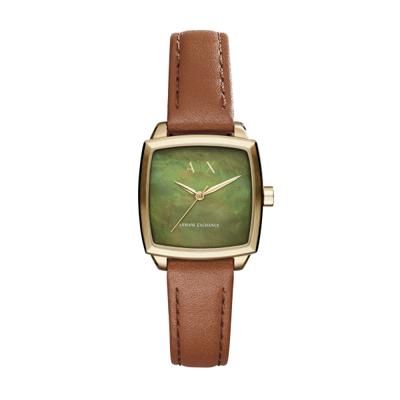 Horlogeband Armani Exchange AX5451 Leder Cognac 16mm Horlogeband Armani Exchange AX5451 Leder Cognac 16mm