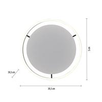 Just Light 15391-13 RITUS LED-plafondlamp LED 23.5 W Antraciet - thumbnail