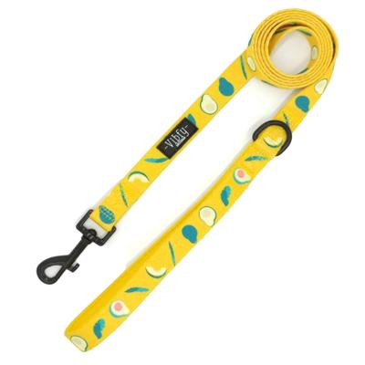 Vibfy Hondenriem - Avocado Yellow - Geel - Lengte 160 cm - Breedte 2,5 cm Vibfy Hondenriem - Avocado Yellow - Geel - Lengte 160 cm - Breedte 2,5 cm