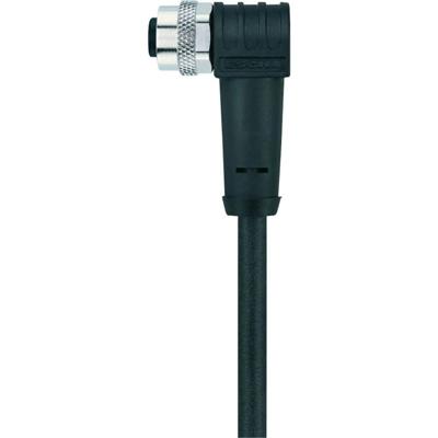 Escha 8047005 Sensor/actuator connector, geassembleerd M12 Aantal polen (sensoren): 12 Bus, haaks 5.00 m 1 stuk(s)