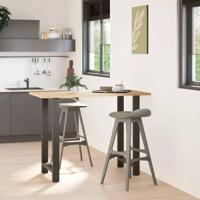 Bartafelpoten 2 st 60x(100-101) cm staal antraciet - thumbnail