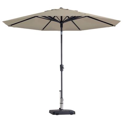 Paros II round ecru stokparasol 300 cm zonwering Madison - Madison Paros II round ecru stokparasol 300 cm zonwering Madison - Madison